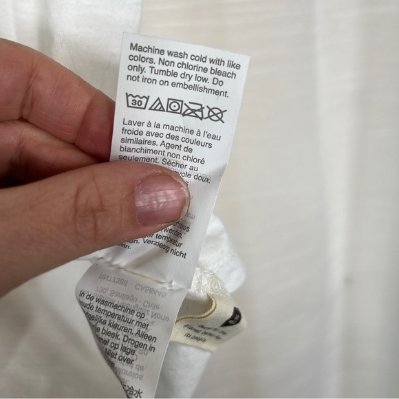 Madewell Daisy Meadow Graphic Whisper Cotton Rib-Crewneck Tee Size XXS - Picture 5 of 7